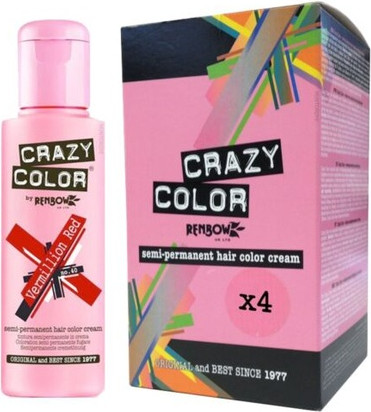 Стойкая краска для волос Renbow Crazy Color Vermillion Red