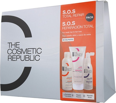 Шампунь и кондиционер The Cosmetic Republic SOS Total Repair Восстанавливающий питательный