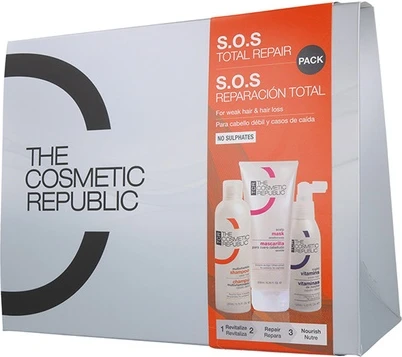 Шампунь и кондиционер The Cosmetic Republic SOS Total Repair Восстанавливающий питательный