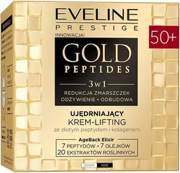 Cream Eveline Cosmetics Gold Peptides Firming Lifting Cream 50+
