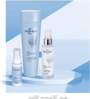 Набор по уходу за волосами Biopoint Hair Lamination Kit для блестящих и омоложенных волос
