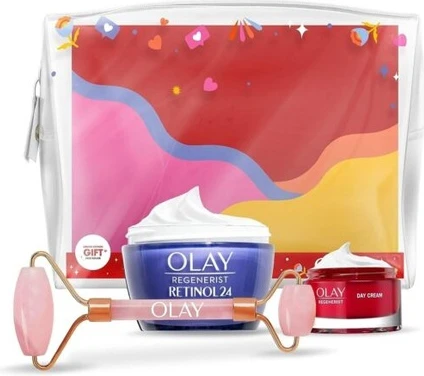 Наборы по уходу за лицом Olay Regenerist Дневной + Ночной крем с ретинолом 24 в подарочном наборе