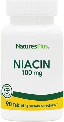 Таблетки Nature's Plus Ниацин 100мг Высокоэффективный Витамин B3