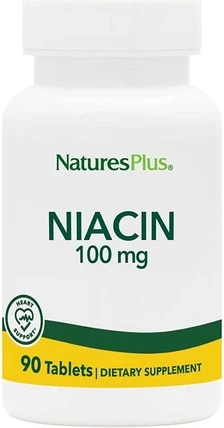 Таблетки Nature's Plus Ниацин 100мг Высокоэффективный Витамин B3