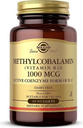 Витамин Метилкобаламин 1000мкг Гранулы Solgar