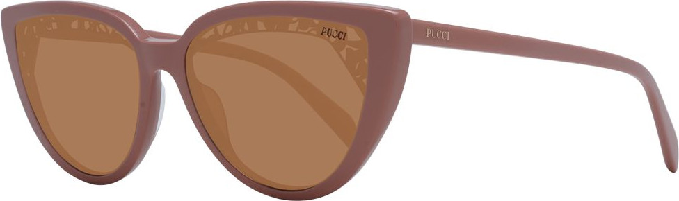 Розовые пластиковые солнцезащитные очки Emilio Pucci