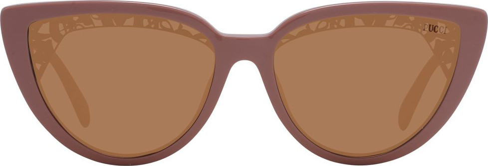 Розовые пластиковые солнцезащитные очки Emilio Pucci