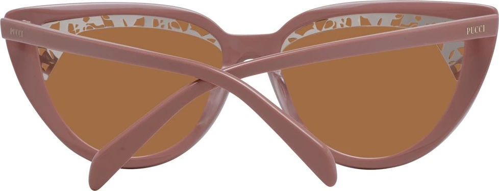 Розовые пластиковые солнцезащитные очки Emilio Pucci