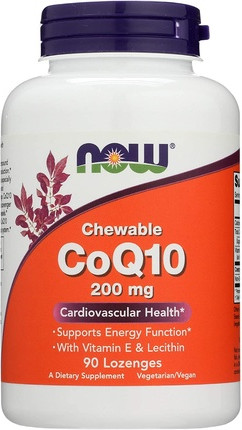 Жевательный Коэнзим Q10 Now Foods