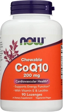 Жевательный Коэнзим Q10 Now Foods