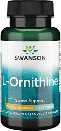 Вегетарианские капсулы Swanson L-Орнитин аминокислота