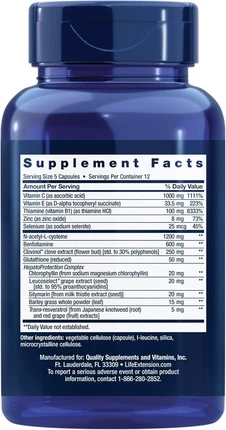 Комплекс против алкоголя от Supplement Life Extension