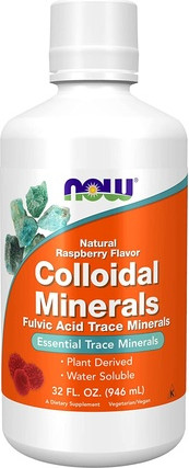 Жидкие минералы Now Foods Коллоидные минералы Эссенциальные микроэлементы