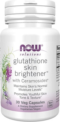 Капсулы Now Foods Skin Brightener с церамидами