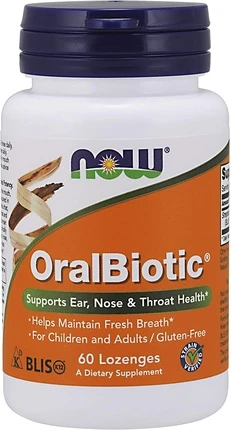 Пастилки Now Foods Oralbiotic Blis K12(R)