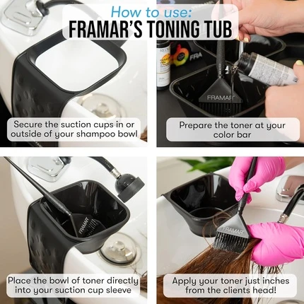 Миска для краски для волос Framar Toning Tub