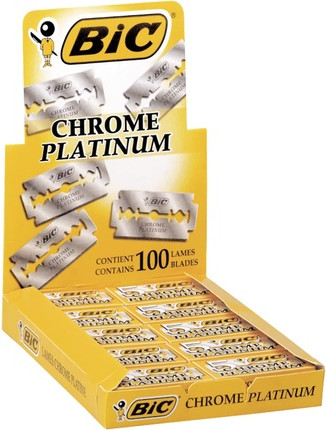 Однолезвийное лезвие для бритвы Bic Chrome Platinum