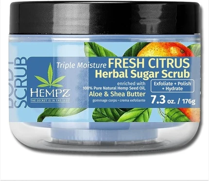 Сахарный скраб для тела Hempz Triple Moisture