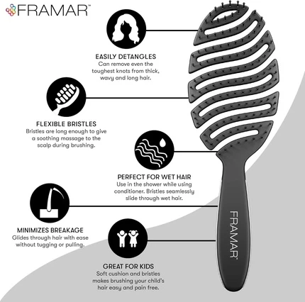Detangler Brush Framar