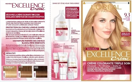 Стойкая краска L'Oreal Professional Excellence Creme с тройным уходом