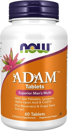 Мультивитамины Now Foods с пальмой сереноа, ликопином, альфа-липоевой кислотой, Коэнзимом Q10, ресвератролом и экстрактом виноградных косточек