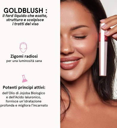 Жидкий хайлайтер Rosegold Goldblush