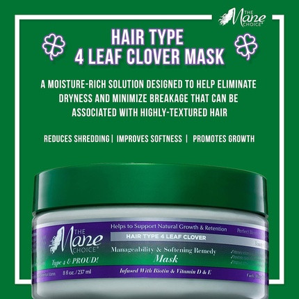 Кондиционер The Mane Choice Leaf Clover Средство для Управления и Смягчения