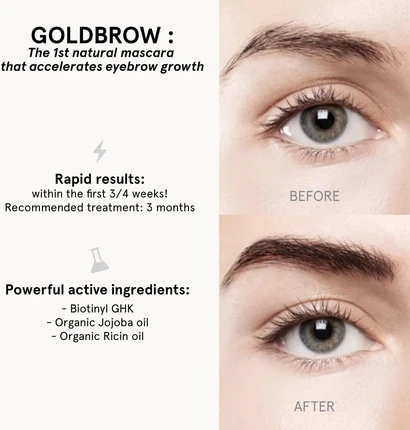 Тушь для ресниц Rosegold Booster Mascara для более густых и удлиненных бровей
