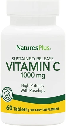 Sustained Release 1000mg Ascorbic Acid Vitamin Supplement Nature's Plus