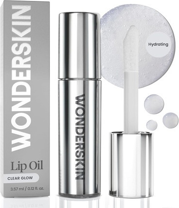 Масло для губ Wonderskin Lip Rehab Сыворотка-масло Увлажняющее и Питающее Прозрачный блеск для губ для Сухих губ Натуральный Веганский Нелипкий Блеск