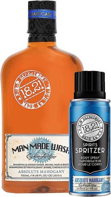 Гель для душа и спрей для тела Absolute Mahogany 18.21 Man Made