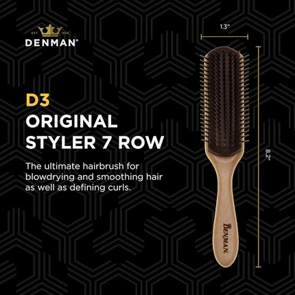 Щетка для укладки Denman D3 Wood Styling Brush