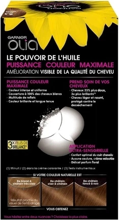 Стойкая краска для волос Garnier Olia 6.3 Золотистый мед