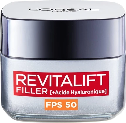 Дневной крем L'Oreal Professional Intensive Anti-Aging Care SPF 50 с гиалуроновой кислотой