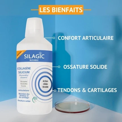 Добавка Silagic Collagen and Organic Silicon with Chondroitin and Glucosamine от Silagic