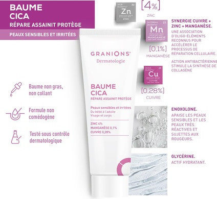 Увлажняющий крем Granions Dermatologie Cica Бальзам-крем
