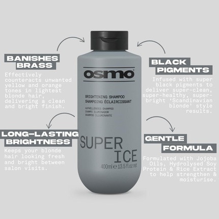 Шампунь Osmo Super Ice для осветления светлых волос