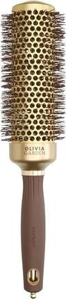 Круглая щетка Olivia Garden Expert Blowout Speed Волнистая щетина Золотой & Коричневый 45