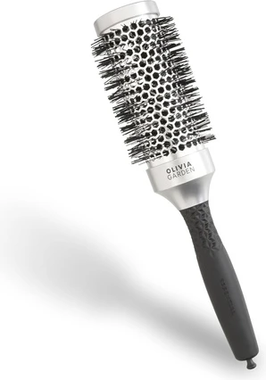 Круглая щетка Olivia Garden Essential Blowout Classic Silver 45 для быстрой сушки