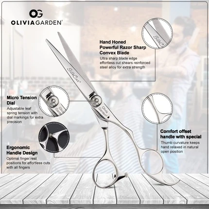 Ножницы для стрижки волос Olivia Garden Silk Cut Shears