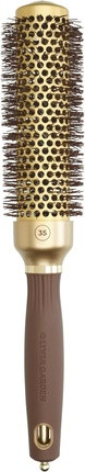 Круглая щетка Olivia Garden Expert Blowout Speed Волнистая щетина Золотой & Коричневый 35