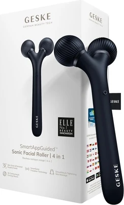 Устройство для массажа лица Geske Smartappguidedtm Sonic Facial Roller 4 в 1 для лица