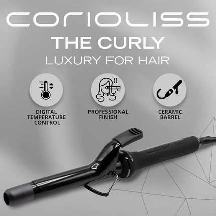 Щипцы для завивки Corioliss Curly Hair Curler Tourmaline Ceramic
