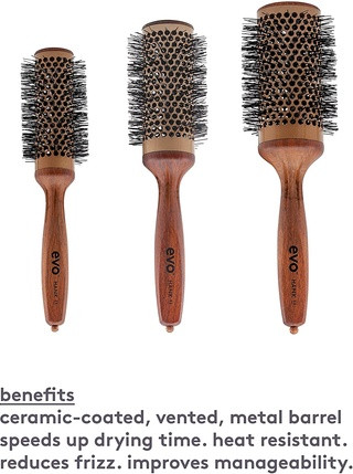 Круглая щетка evo Hank Ceramic Vent Radial Hair Brush