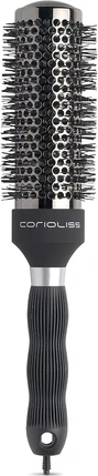 Круглая щетка Corioliss с титановым корпусом и ионной технологией