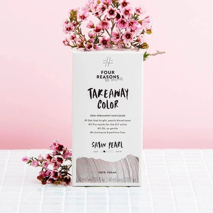 Полуперманентная краска для волос Four Reasons Original Takeaway Color Satin Pearl 9.02 Яркий Жемчужный Блонд