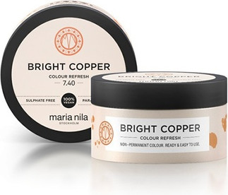 Нежная питательная маска Maria Nila Bright Copper Colour Refresh