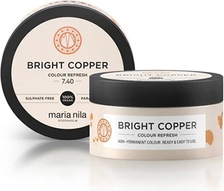 Нежная питательная маска Maria Nila Bright Copper Colour Refresh