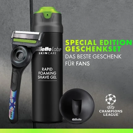 Набор для бритья Gillette Labs Подарочный набор: Бритва с 1 сменной кассетой и настенным держателем для душа