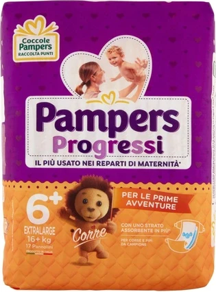 Подгузники Pampers Progressi Extralarge